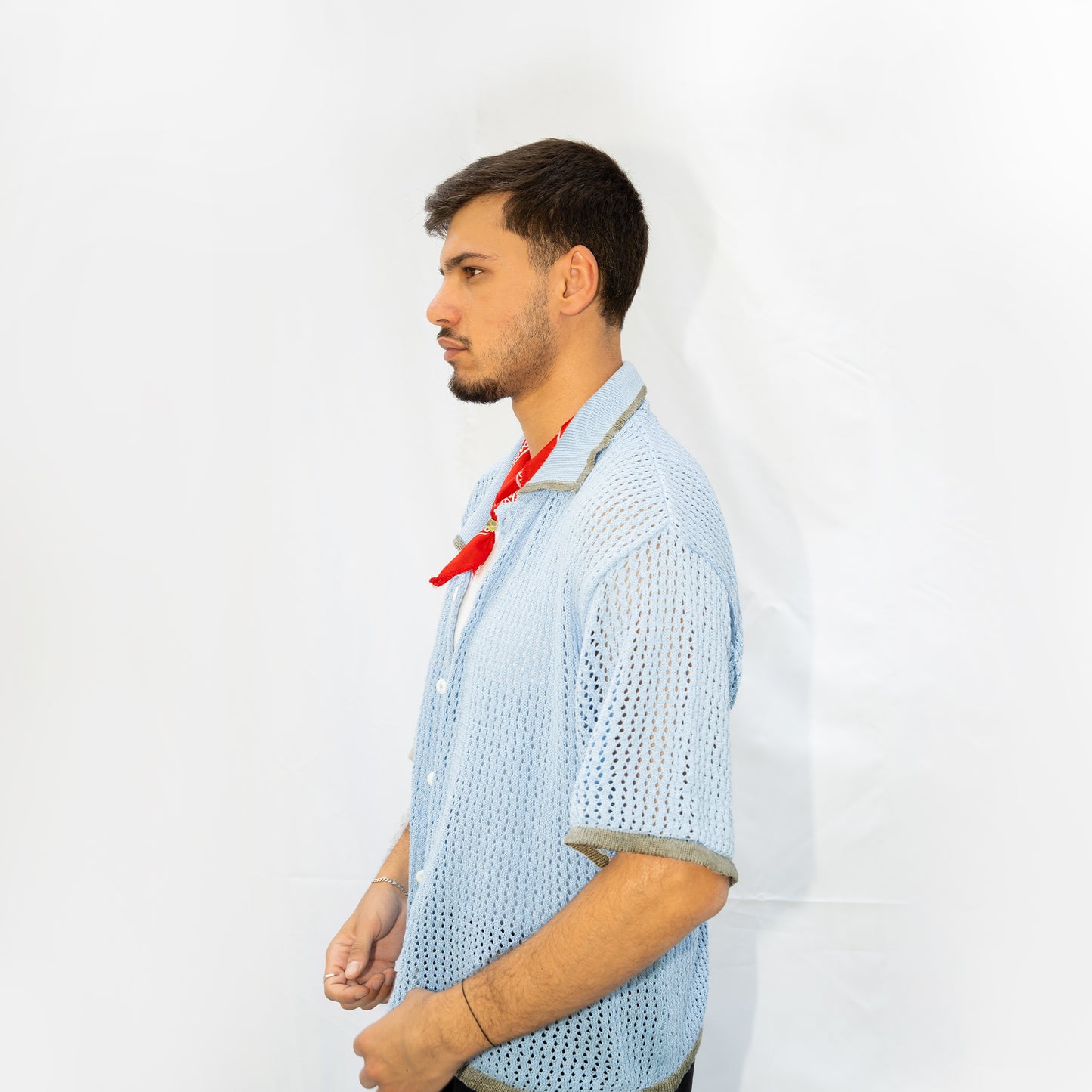 SKY KNIT SHIRT