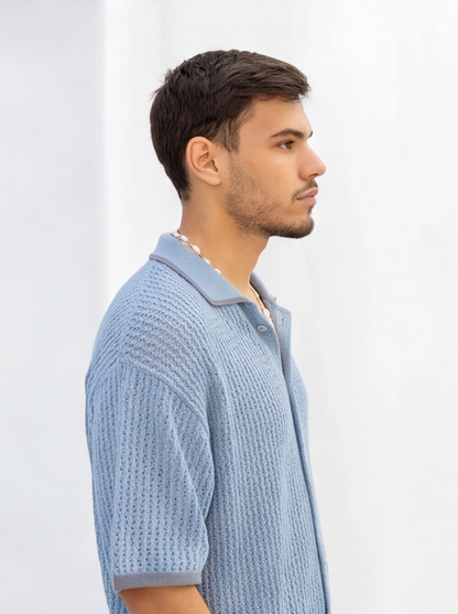SKY KNIT SHIRT