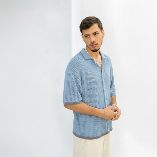 SKY KNIT SHIRT