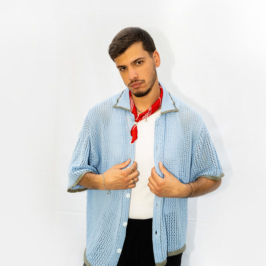 SKY KNIT SHIRT